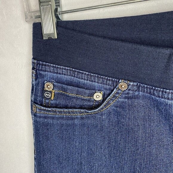 AG ADRIANO GOLDSCMIED Maternity Skinny Leg Stretch Jeans Sz 28R (28x29) - Picture 3 of 7
